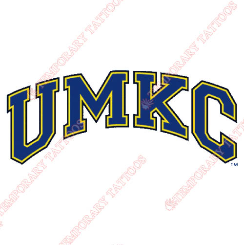UMKC Kangaroos Customize Temporary Tattoos Stickers NO.6700